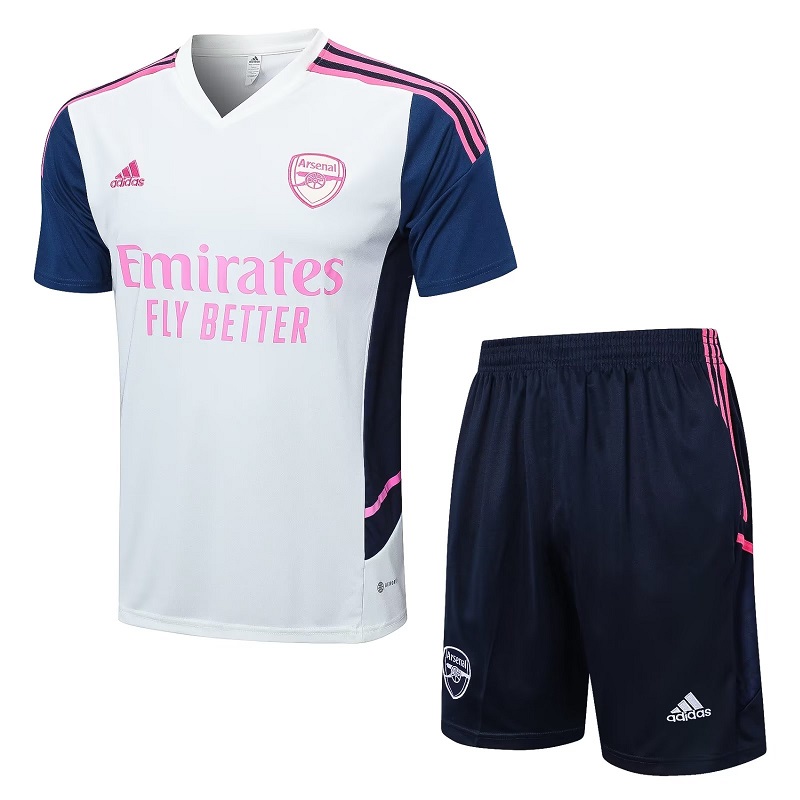 AAA Quality Arsenal 22/23 White/Pink Training Kit Jerseys
